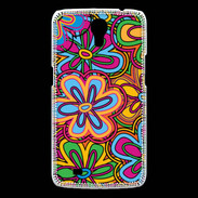 Coque Samsung Galaxy Mega Fond hippie 2