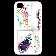 Coque iPhone 4 / iPhone 4S Abstract musique