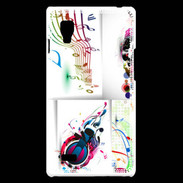 Coque LG Optimus L9 Abstract musique