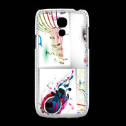 Coque Samsung Galaxy S4mini Abstract musique