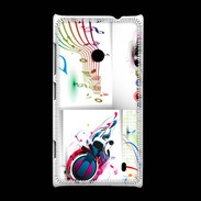 Coque Nokia Lumia 520 Abstract musique