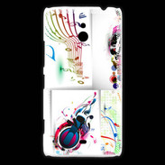 Coque Nokia Lumia 1320 Abstract musique