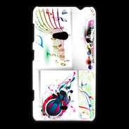 Coque Nokia Lumia 625 Abstract musique