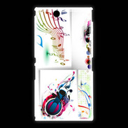 Coque Sony Xpéria Z Ultra Abstract musique