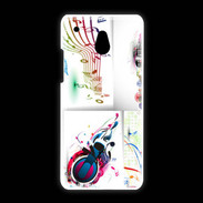 Coque HTC One Mini Abstract musique