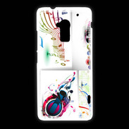 Coque HTC One Max Abstract musique