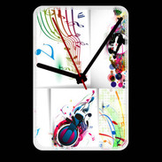 Grande pendule murale Abstract musique