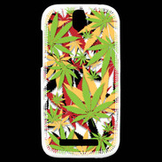 Coque HTC One SV Cannabis 3 couleurs