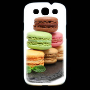 Coque Samsung Galaxy S3 Macarons sur ardoise