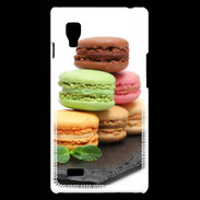 Coque LG Optimus L9 Macarons sur ardoise