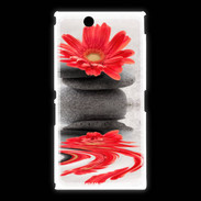 Coque Sony Xpéria Z Ultra Fleurs et galet