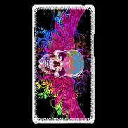 Coque LG Optimus L9 Tête de mort design et colorée