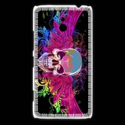 Coque Nokia Lumia 1320 Tête de mort design et colorée