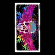 Coque Sony Xpéria Z Ultra Tête de mort design et colorée