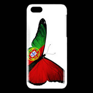 Coque iPhone 5C Papillon Portugal