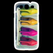 Coque Samsung Galaxy S3 Chaussures à talons colorés 5