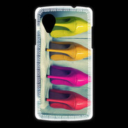 Coque LG Nexus 5 Chaussures à talons colorés 5