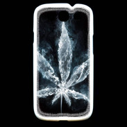 Coque Samsung Galaxy S3 Feuille de cannabis en fumée