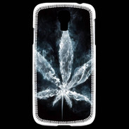 Coque Samsung Galaxy S4 Feuille de cannabis en fumée