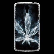 Coque Samsung Galaxy Mega Feuille de cannabis en fumée