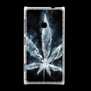 Coque Nokia Lumia 520 Feuille de cannabis en fumée