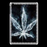 Coque iPadMini Feuille de cannabis en fumée