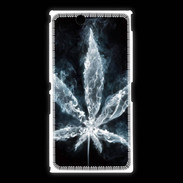 Coque Sony Xpéria Z Ultra Feuille de cannabis en fumée