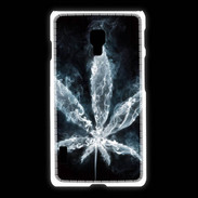 Coque LG L7 2 Feuille de cannabis en fumée