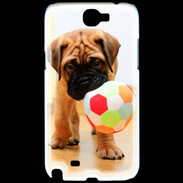 Coque Samsung Galaxy Note 2 Bull mastiff chiot