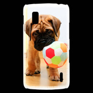 Coque LG Nexus 4 Bull mastiff chiot