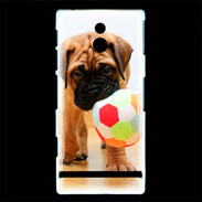 Coque Sony Xperia P Bull mastiff chiot