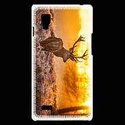 Coque LG Optimus L9 Cerf au levé du soleil