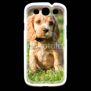 Coque Samsung Galaxy S3 Chiot cocker Spaniel