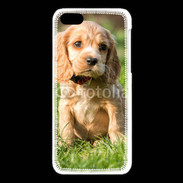 Coque iPhone 5C Chiot cocker Spaniel