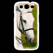 Coque Samsung Galaxy S3 Portrait cheval blanc 25
