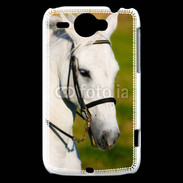 Coque HTC Wildfire G8 Portrait cheval blanc 25