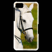 Coque Blackberry Z10 Portrait cheval blanc 25