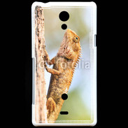 Coque Sony Xperia T Portrait d'un lézard