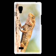 Coque LG Optimus L9 Portrait d'un lézard