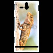 Coque Sony Xperia U Portrait d'un lézard