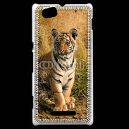 Coque Sony Xperia M Tigre au bord de l'eau