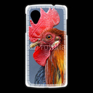 Coque LG Nexus 5 Portrait d'un coq français
