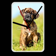 Grande pendule murale Portrait d'un mastiff