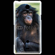 Coque Sony Xperia T Portrait d'un Bonobo