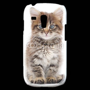 Coque Samsung Galaxy S3 Mini Portrait d'un chaton 75
