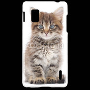 Coque LG Optimus G Portrait d'un chaton 75