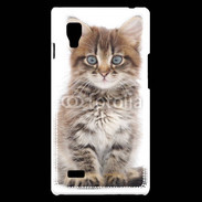 Coque LG Optimus L9 Portrait d'un chaton 75