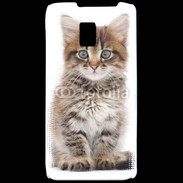 Coque LG P990 Portrait d'un chaton 75