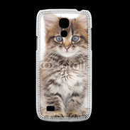 Coque Samsung Galaxy S4mini Portrait d'un chaton 75