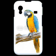 Coque Samsung ACE S5830 Perroquet Macaw Bleu et jaune